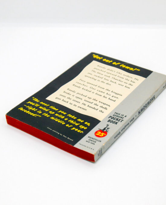 1956 First edition Western vintage paperback “Showdown” Pocket book