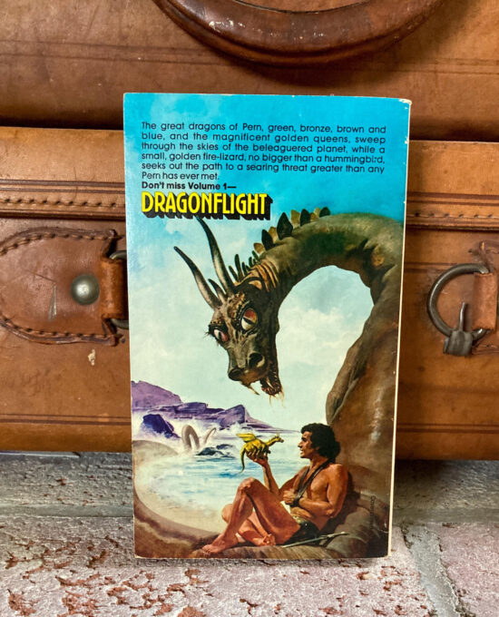 Anne McCaffrey “Dragonquest” 1977 Vintage paperback Dragonriders of Pern book 2