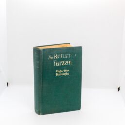 Edgar Rice Burroughs "The Return of Tarzan" antique fantasy hardcover adventure book
