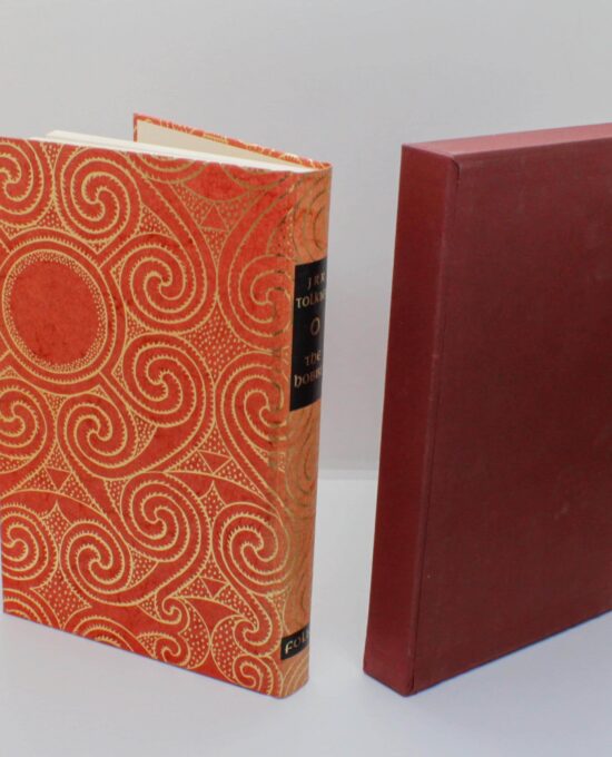 The Hobbit JRR Tolkien Vintage slip-cased hardcover book Folio Society London 2002