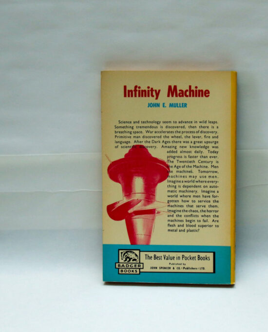 Vintage UK Badger Books “Infinity Machine” 1962 In near fine condition