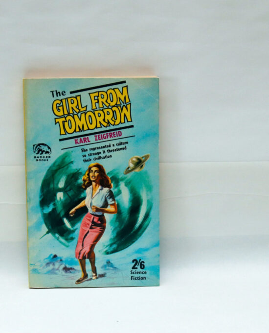 British Badger Books classic: “The Girl From Tomorrow” vintage paperback 1965