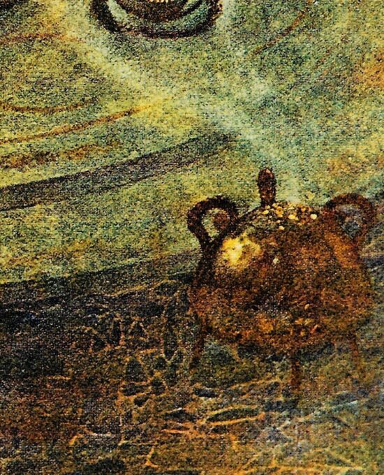 Arabian Nights Edmund Dulac 1907 “Began to heap upon me terms of the most…”