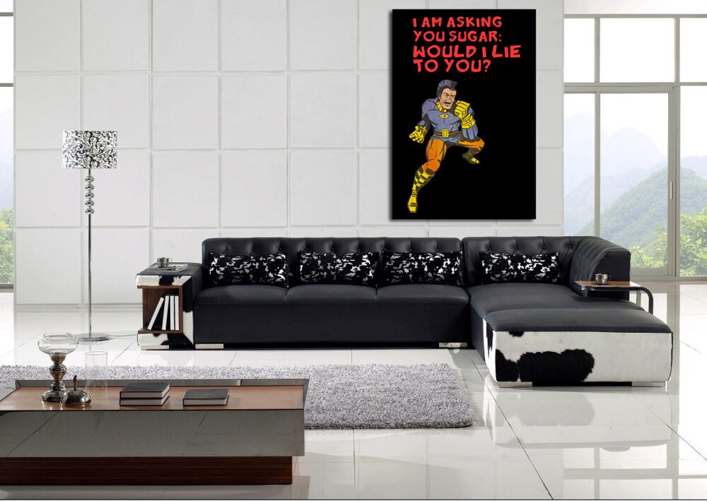 Jack Kirby, OMAC, Eurythmics, Music / Comic Mash up poster - Image 2