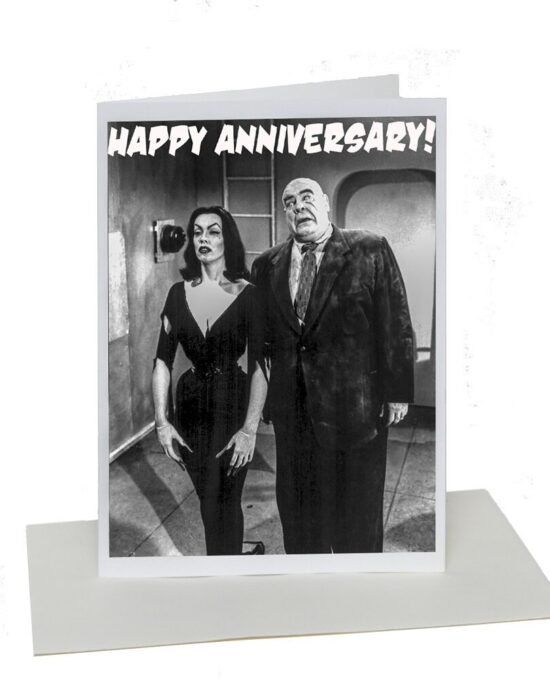 Anniversary Card “Plan 9 From Outer Space” Retro Ed Wood gag gifts For the Couple