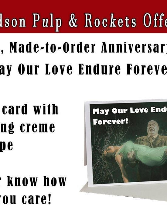 Anniversary Card “May Our Love Endure Forever” gag gifts For Her Husband