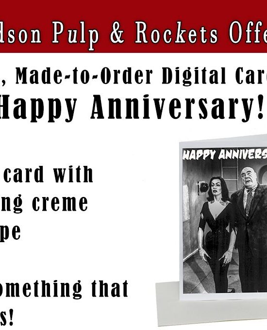 Anniversary Card “Plan 9 From Outer Space” Retro Ed Wood gag gifts For the Couple