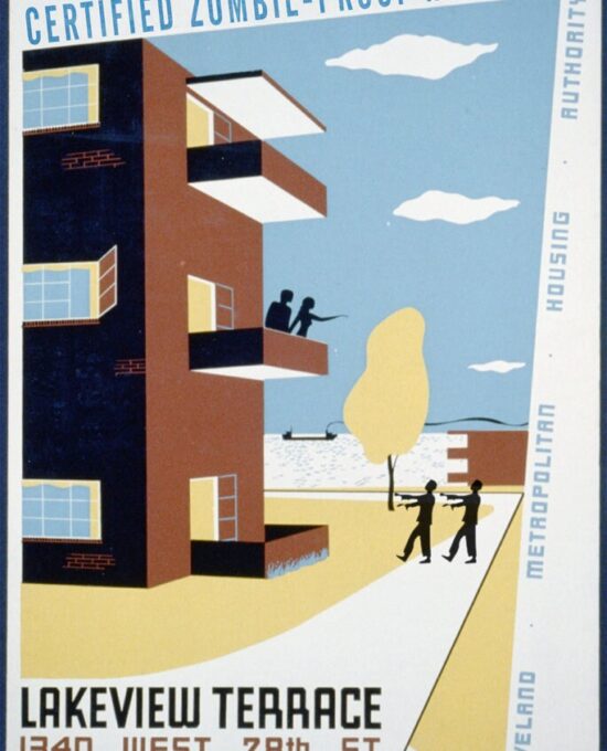 Alternate History Poster “Zombie Proof Living”