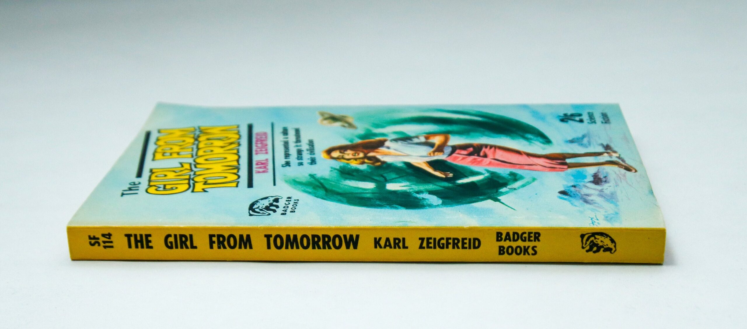 British Badger Books classic: "The Girl From Tomorrow" vintage paperback 1965 - Image 3