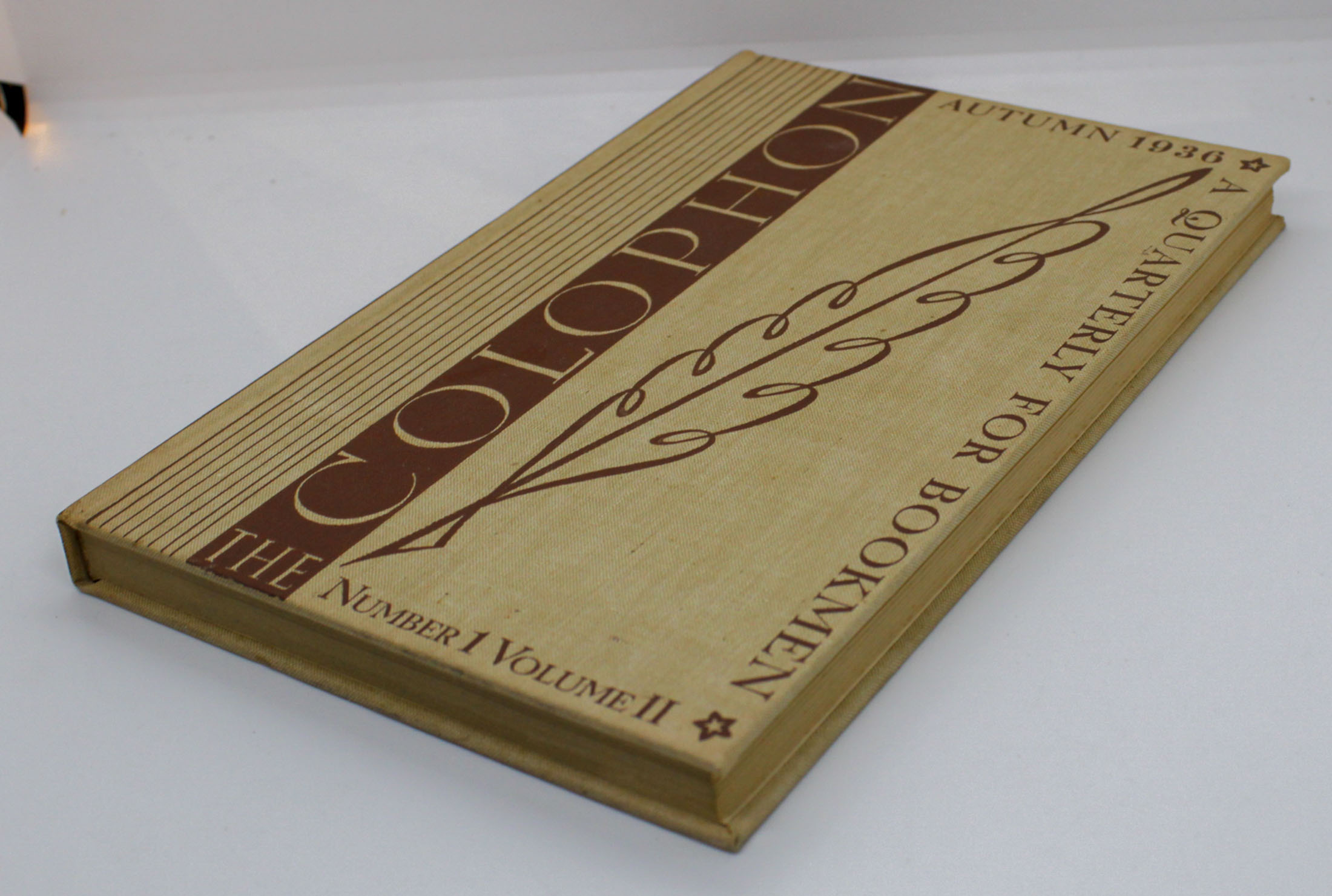 The Colophon: A Quarterly for Bookmen (Autumn 1936) Vintage hardcover - Image 4