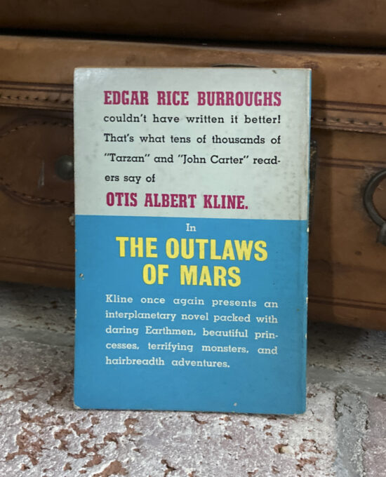 Otis Adelbert Kline “The Outlaws of Mars” Vintage Paperback 1961