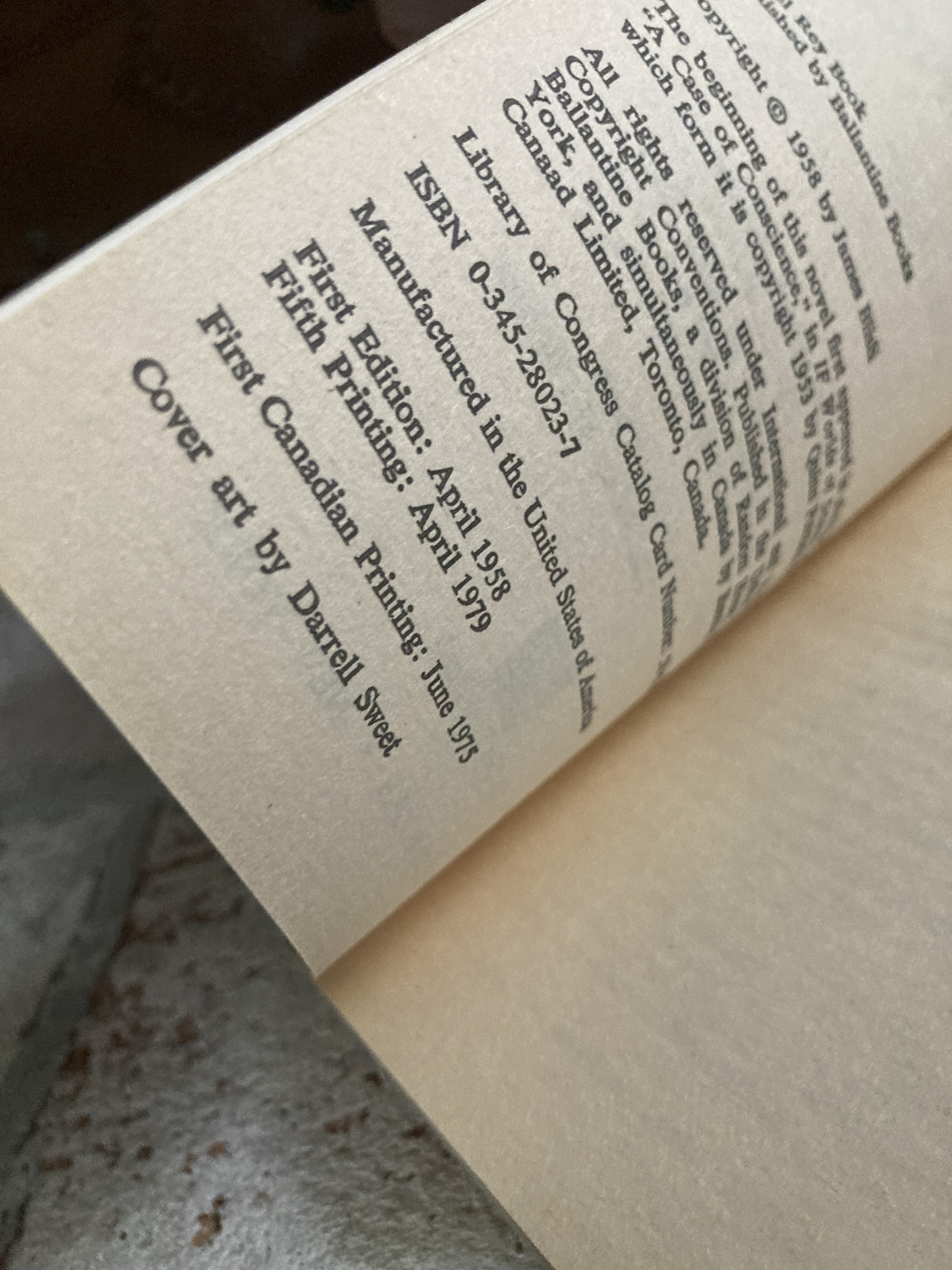 A Case of Conscience - Hudson Fine Books