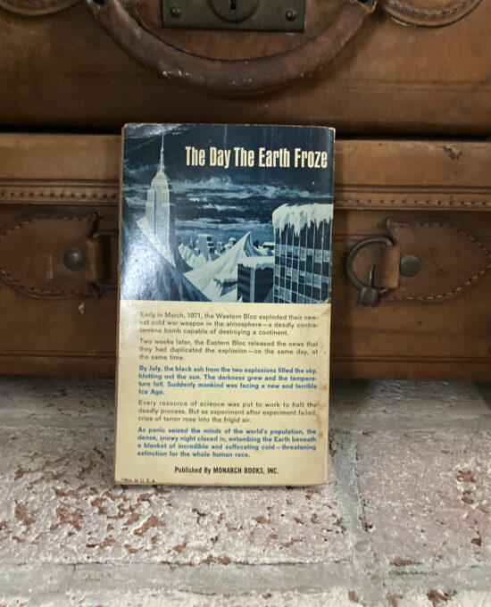 The Day Earth Froze 1963 Monarch Paperback
