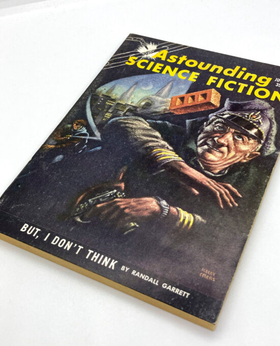 Vintage Astounding Science Fiction Pulp Magazine, July 1959, Kelly Freas Cover