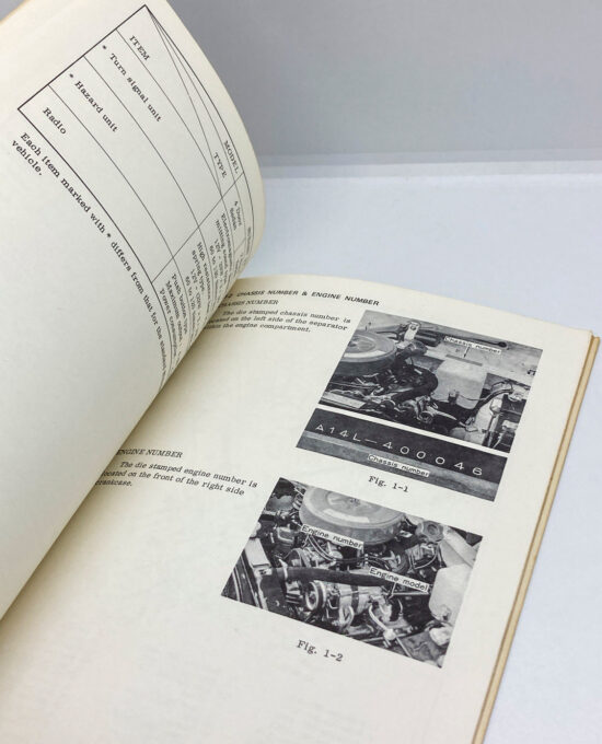Subaru FF-1 1100 Service Manual 1970 (?) Complete