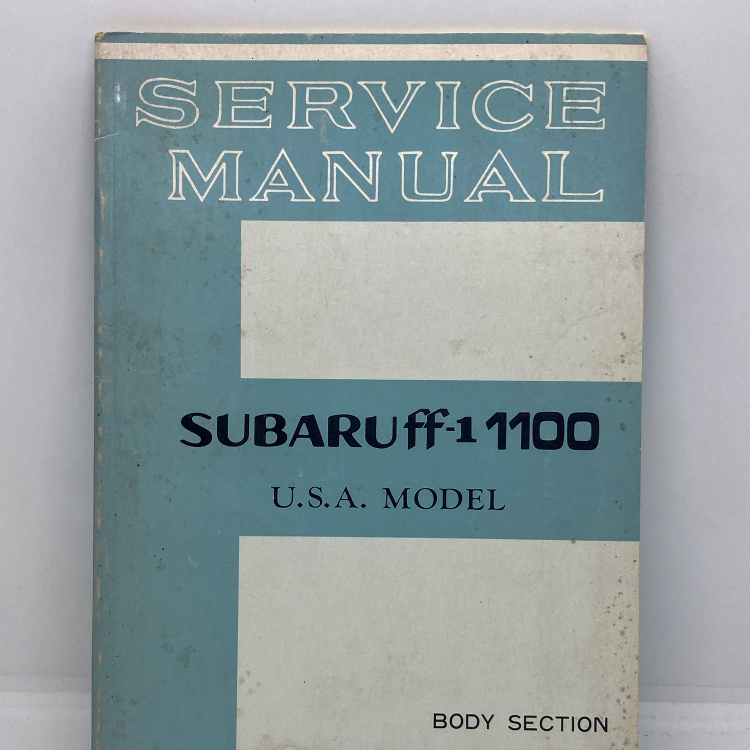 Subaru FF-1 1100 Service Manual 1970 (?) Complete - Image 4