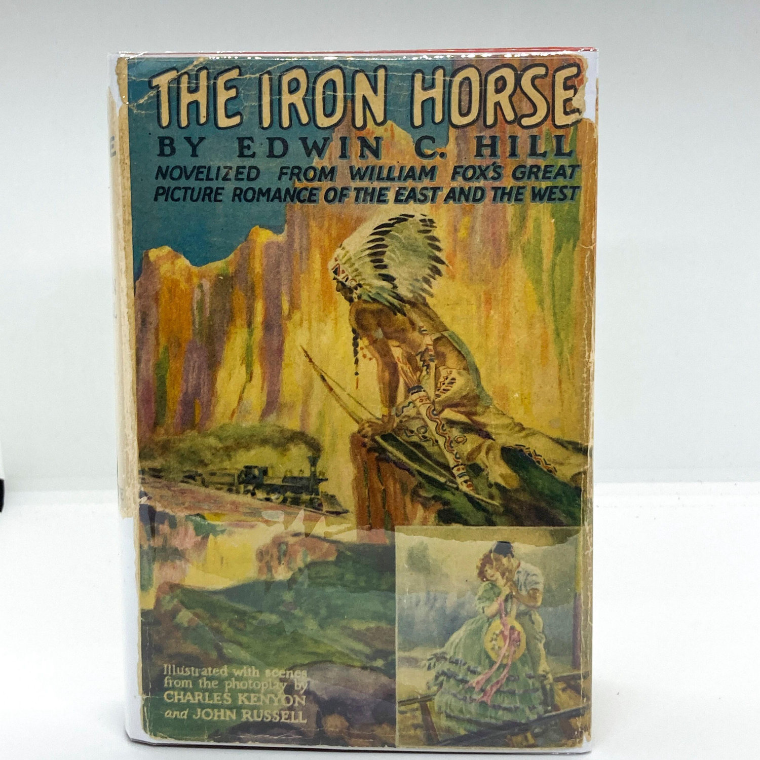 Antique book "The Iron Horse" Made into a John Ford film 1924 Edition