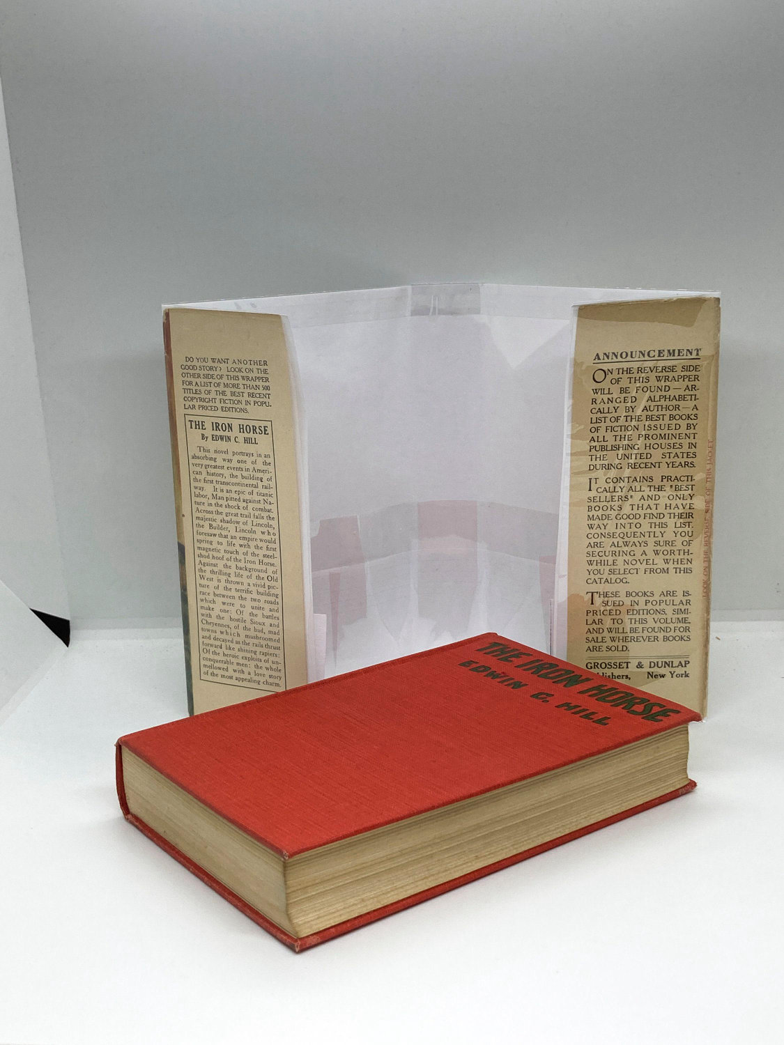 Antique book "The Iron Horse" Made into a John Ford film 1924 Edition - Image 5