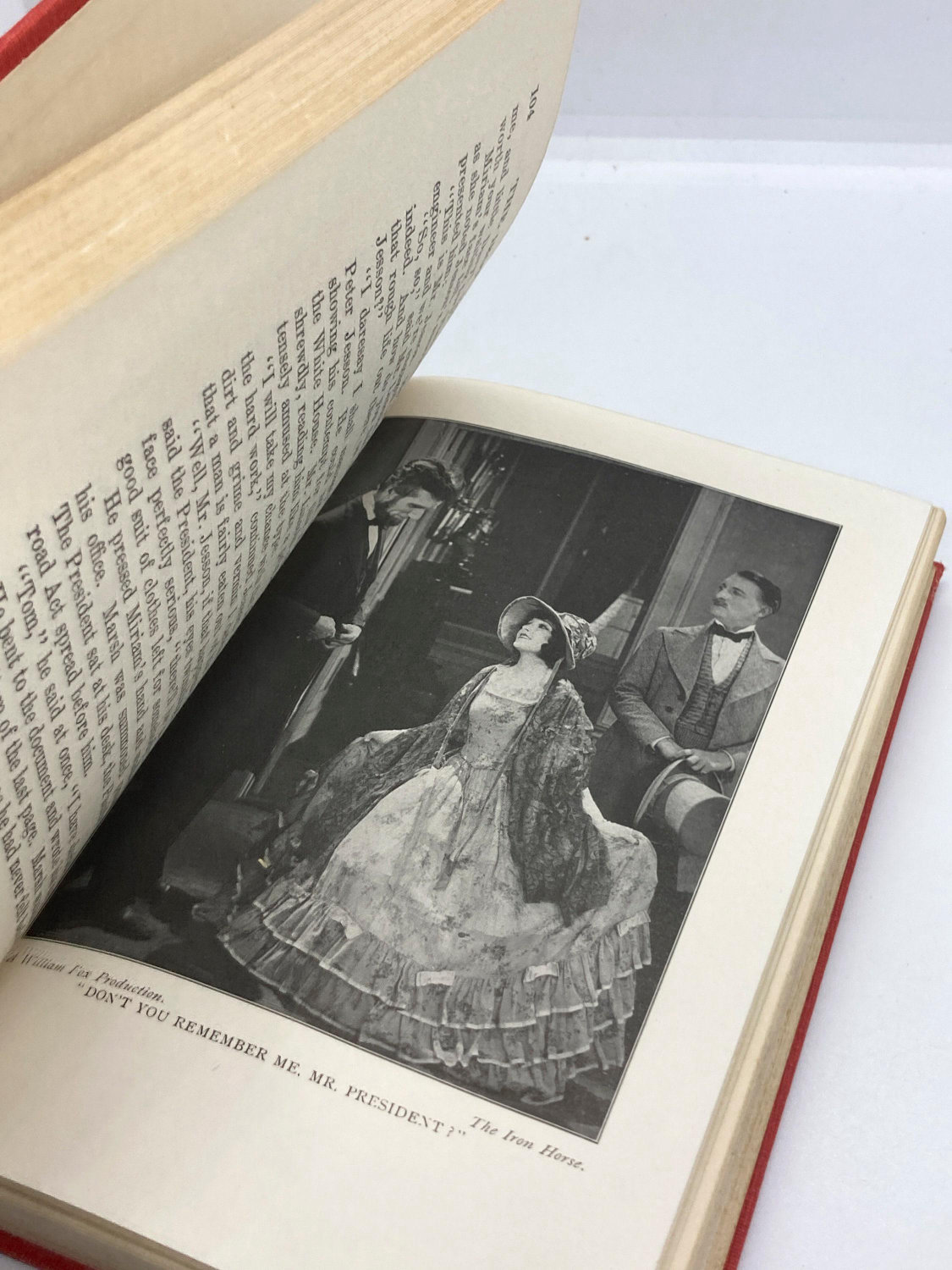 Antique book "The Iron Horse" Made into a John Ford film 1924 Edition - Image 7