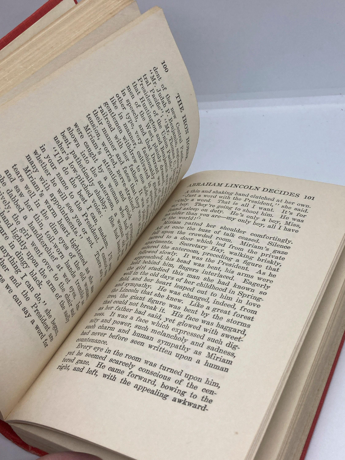 Antique book "The Iron Horse" Made into a John Ford film 1924 Edition - Image 9