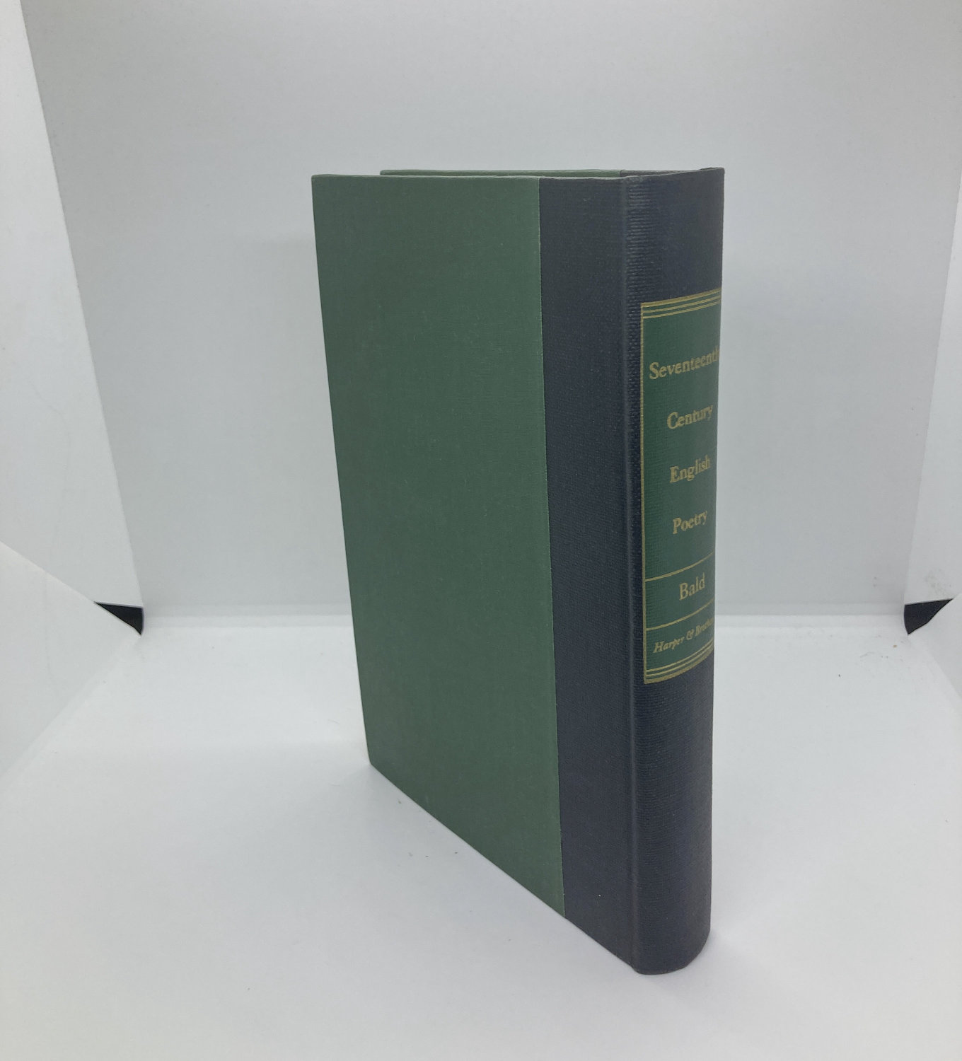 17th Century English Poetry Hardcover Harper 1959 First Edition - Image 2