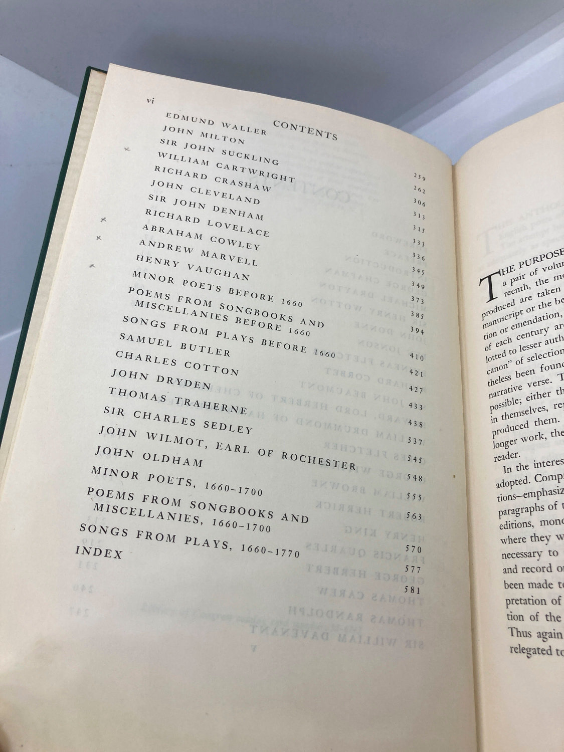17th Century English Poetry Hardcover Harper 1959 First Edition - Image 6