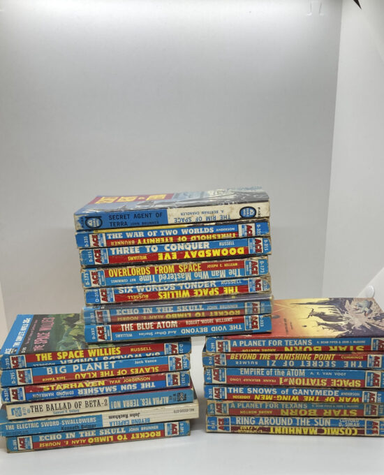 ACE Science Fiction Double Novels [dos-a-dos] Vintage paperbacks selection