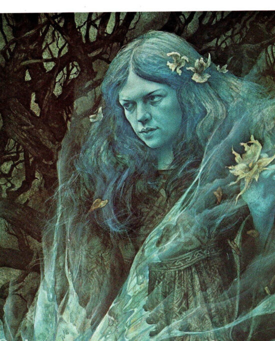 Brian Froud Art: “Twilight” & “Return of the Elfin King” Vintage Book Page