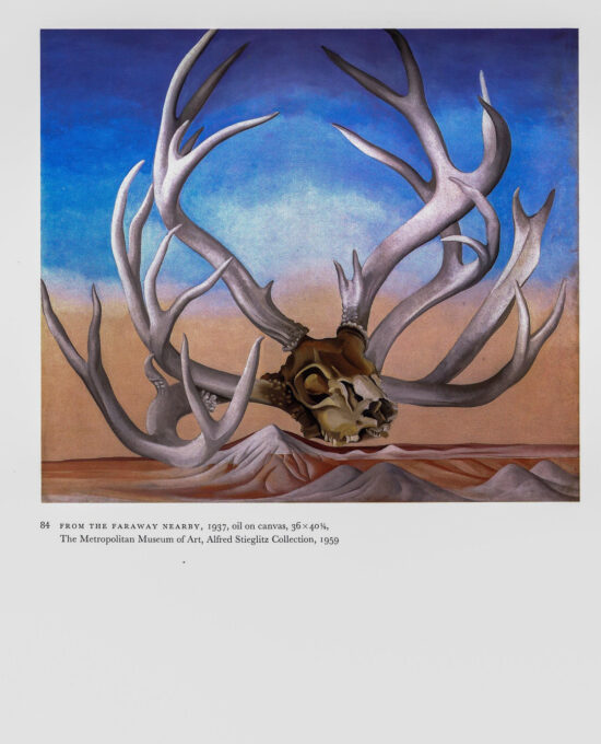 Georgia O’Keeffe Vintage Print: “From the Faraway Nearby” Book Page Art