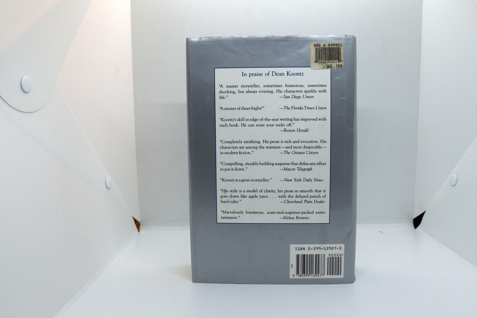 Dean Koontz Three Novels Strangers Voice of the Night The Mask 1994 First Printing Hardcover - Image 2