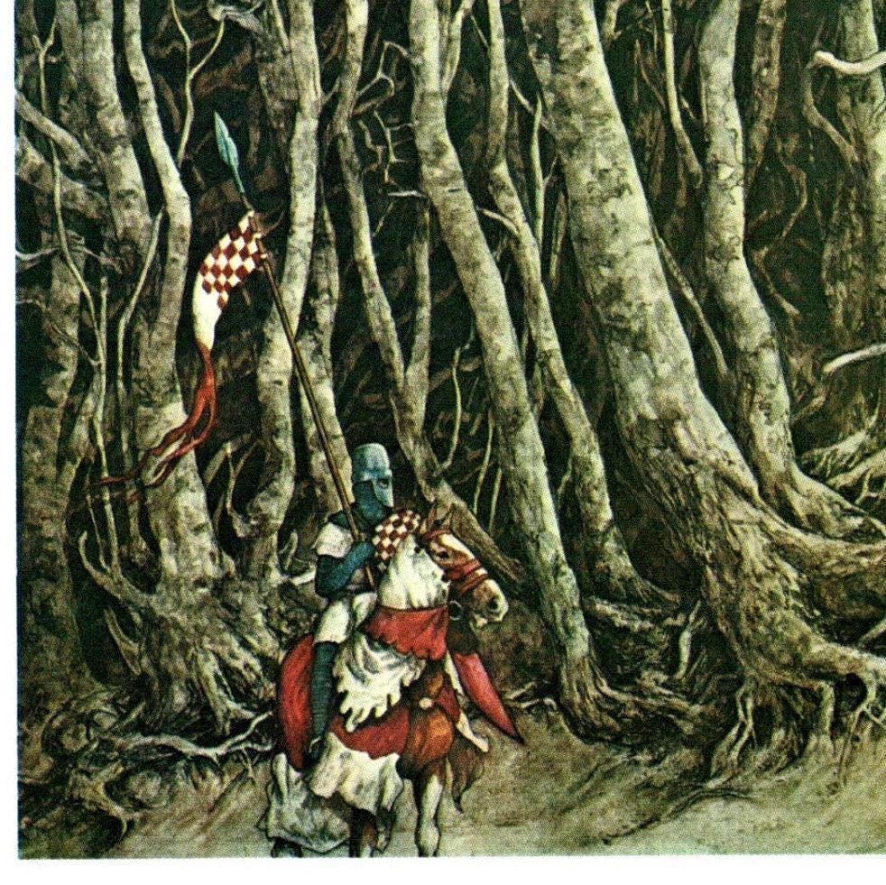 Brian Froud Art: Vintage Goblin Print, 1976 Devon - Image 2