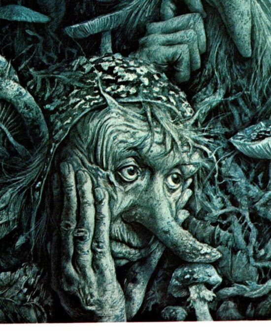 Brian Froud “The Sword of Thrac” Vintage Art Book Page