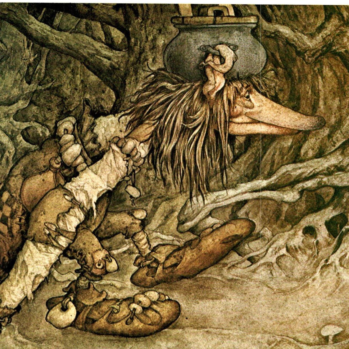 Brian Froud Princess & Troll Art: 1976 Vintage Book Page - Image 5