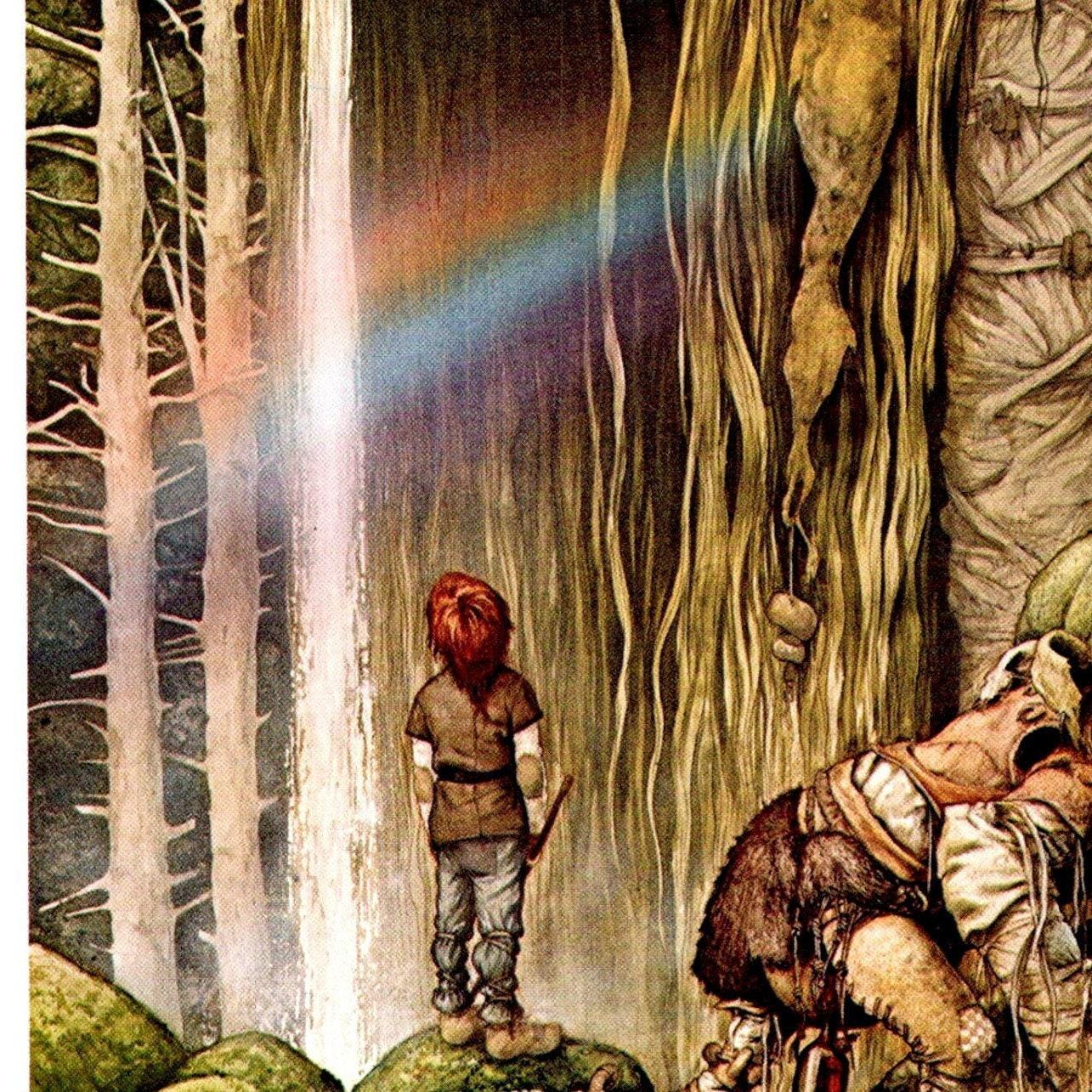 Brian Froud Vintage Art Print, "That's Grandmother" Illustration