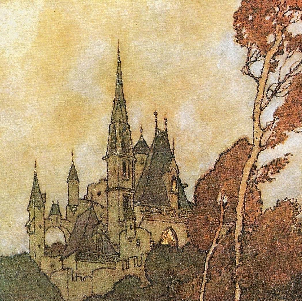 Edmund Dulac 'The Wind's Tale' Vintage Art Book Page - 1911 - Image 3