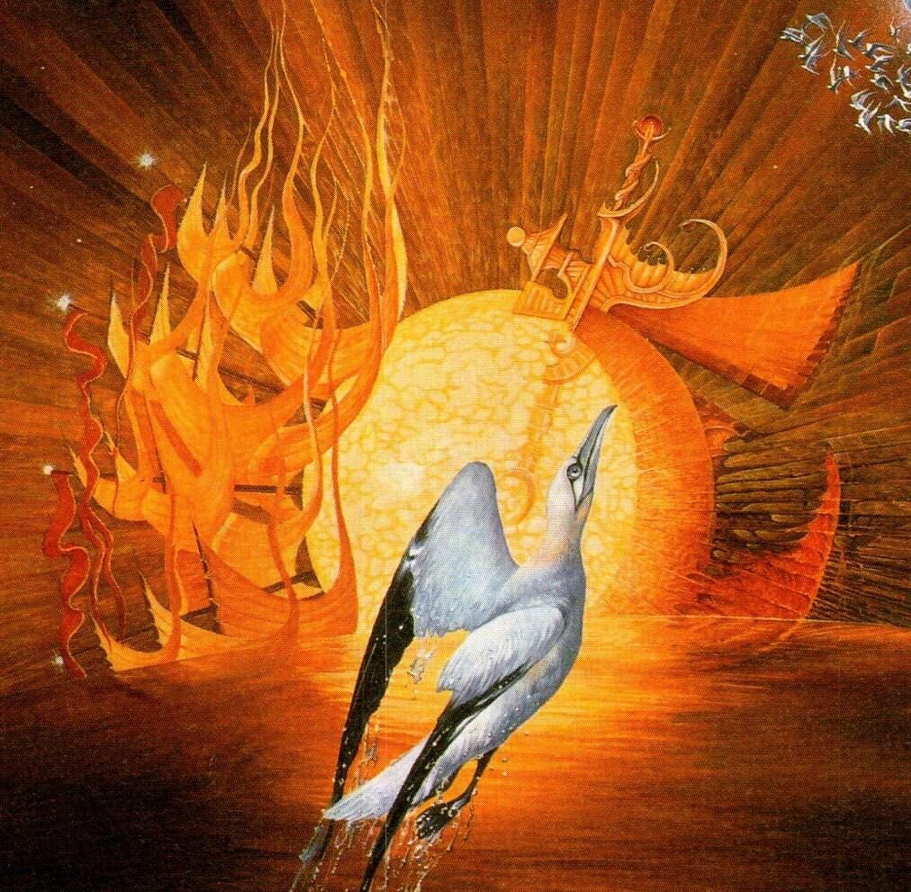 Earendil and Elwing by Roger Garland from The Silmarillion Vintage art-book page - Image 2