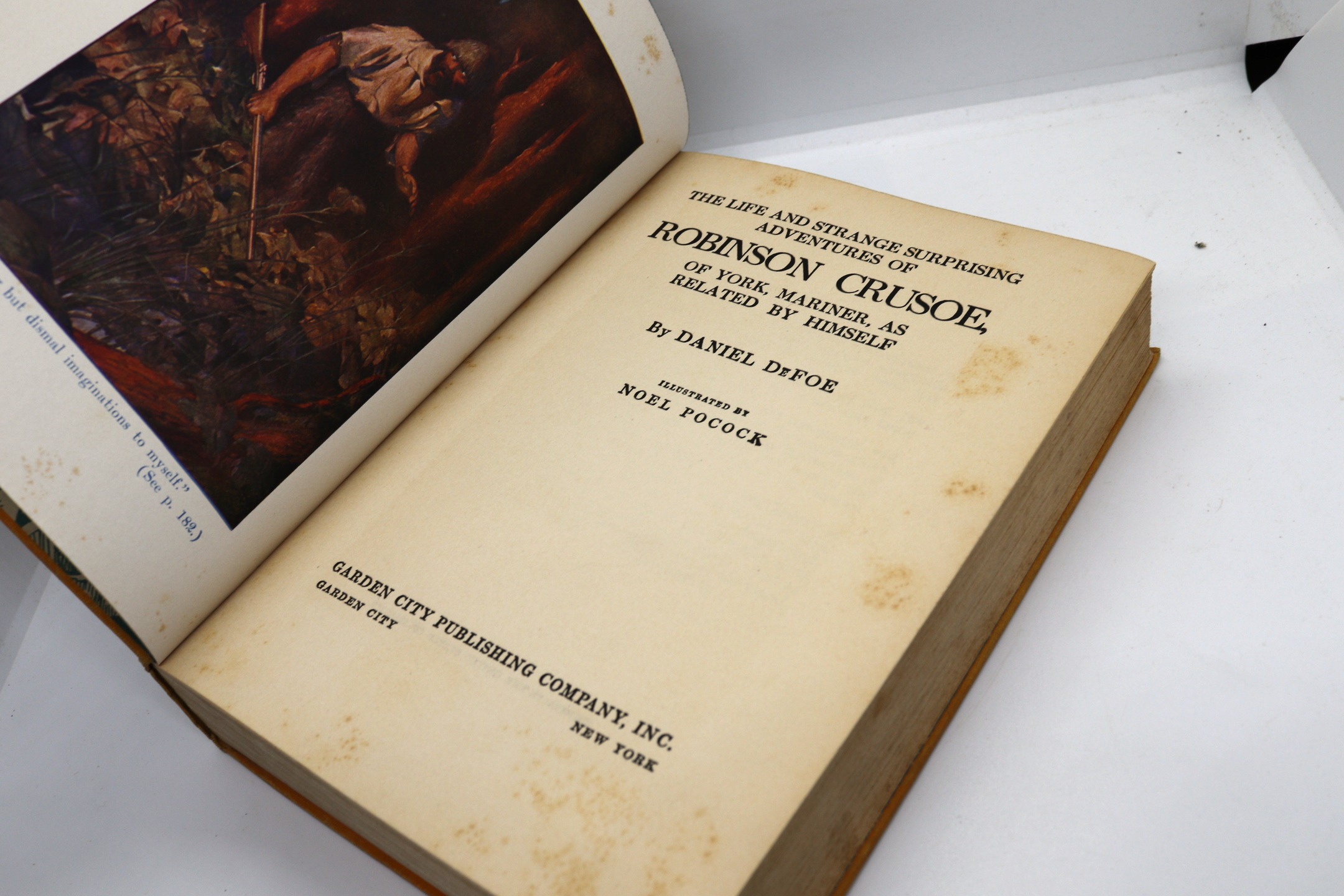 Robinson Crusoe — Defoe/Pocock, Garden City 1935 - Image 6