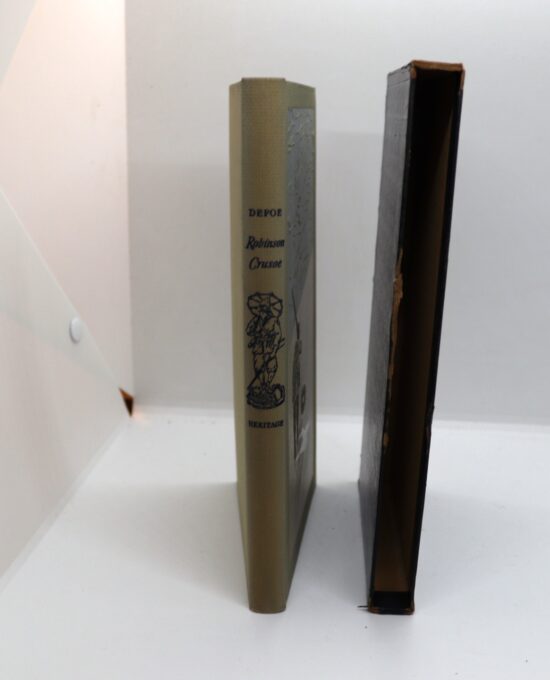 Robinson Crusoe Daniel Defoe Heritage Press 1930