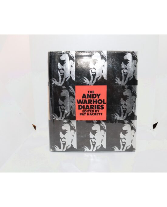 Andy Warhol (Edited by Pat Hackett) “The Andy Warhol Diaries” Vintage Hardcover 1989