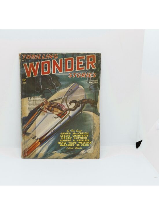 James MacCreigh (Frederik Pohl), Robert A. Heinlein, Leslie Charteris “Thrilling Wonder Stories, October 1947”