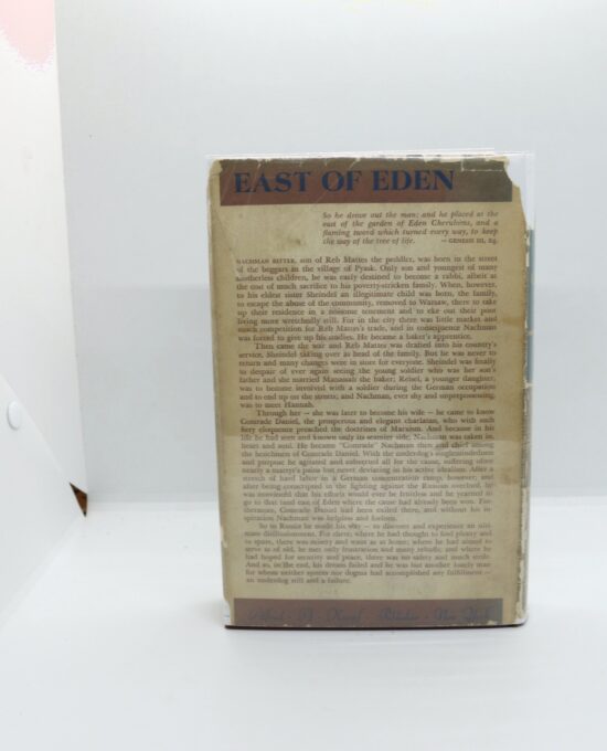 I. J. Singer (Israel Joshua Singer) “East of Eden” First Edition Vintage Hardcover 1939
