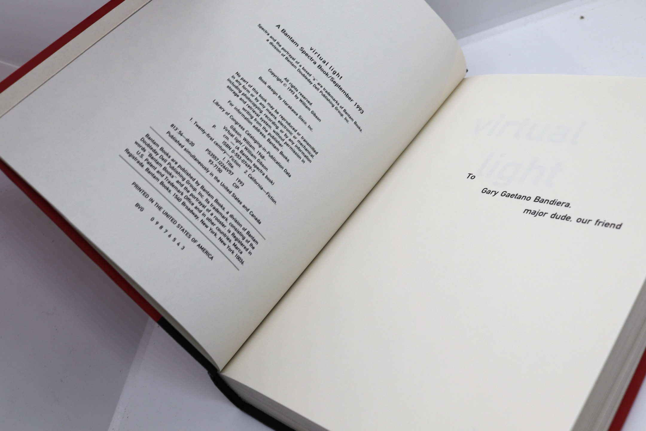 Virtual Light - Hudson Fine Books