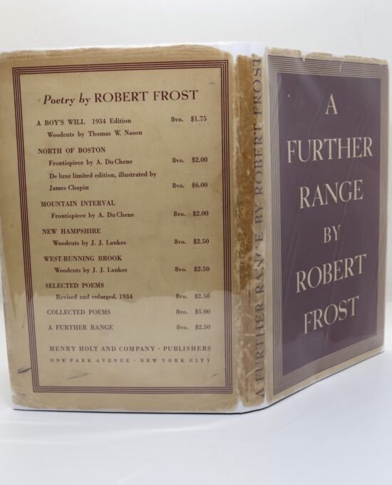 A Further Range — Robert Frost, Holt 1936