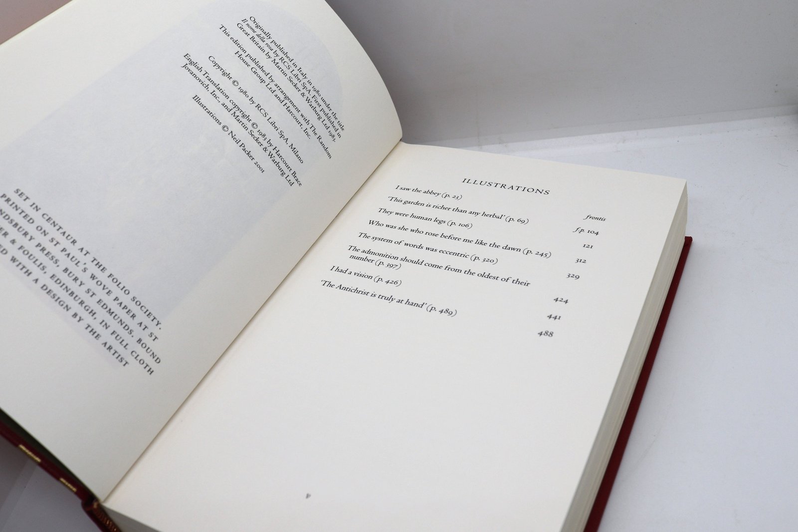 The Name of the Rose - Hudson Fine Books