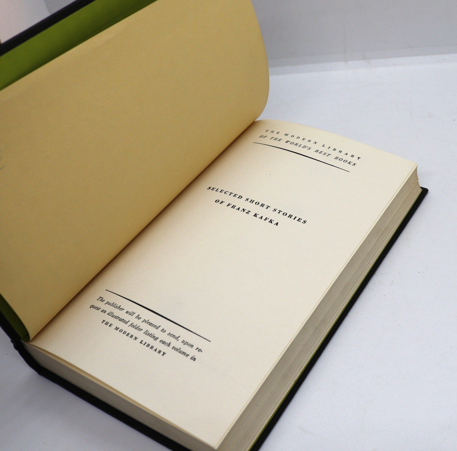 Selected Stories of Franz Kafka - Hudson Fine Books