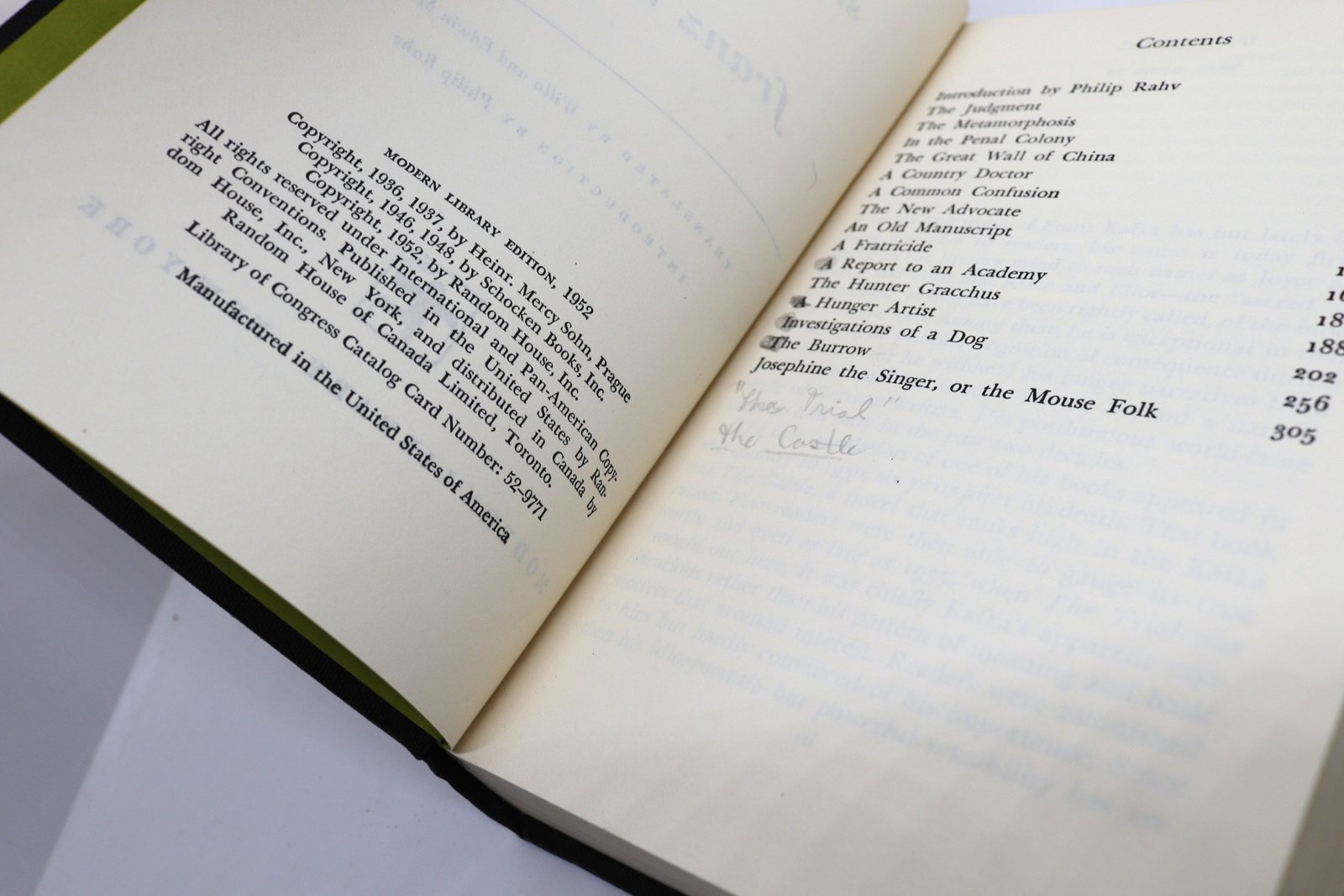 Selected Stories of Franz Kafka - Hudson Fine Books