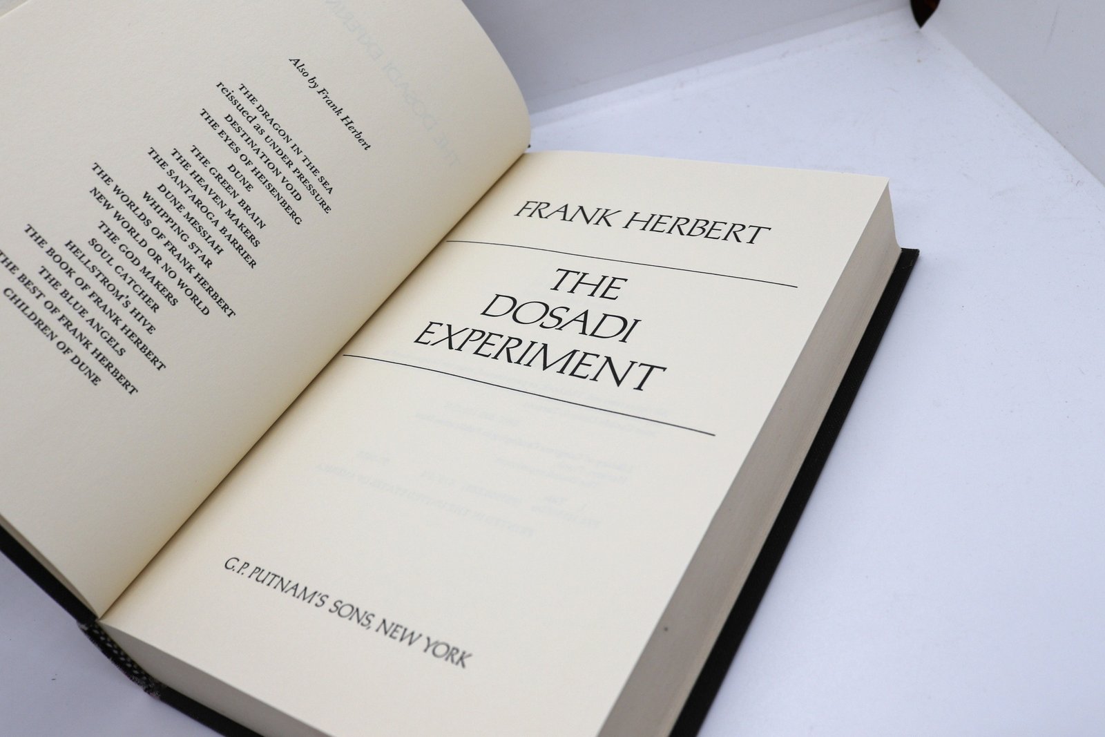 The Dosadi Experiment - Hudson Fine Books
