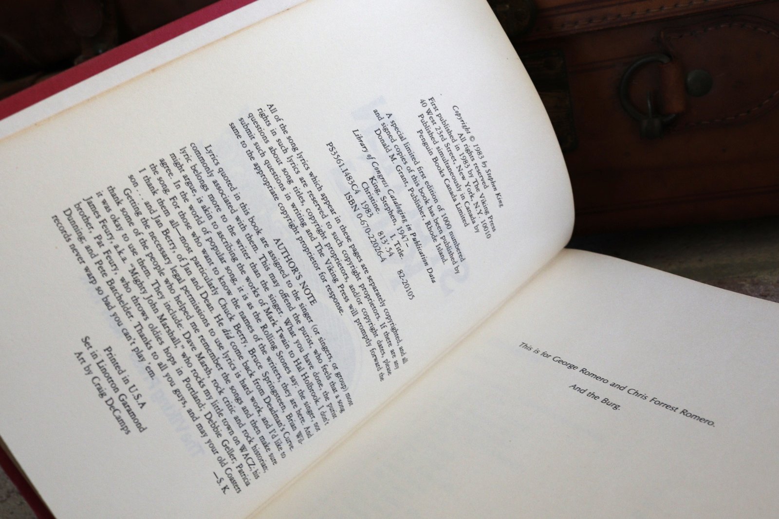 Christine - Hudson Fine Books
