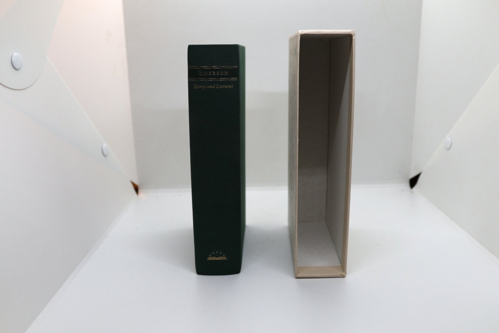 Ralph Waldo Emerson "Essays and Lectures" Vintage Hardcover 1983 - Image 2