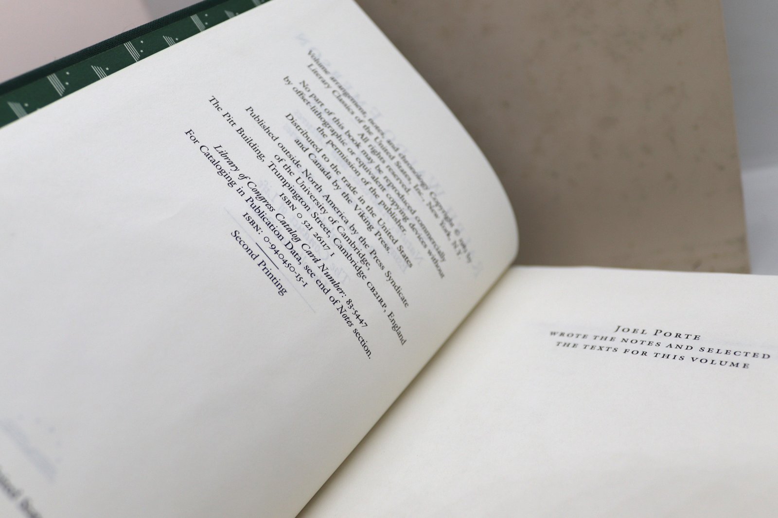 Ralph Waldo Emerson "Essays and Lectures" Vintage Hardcover 1983 - Image 6